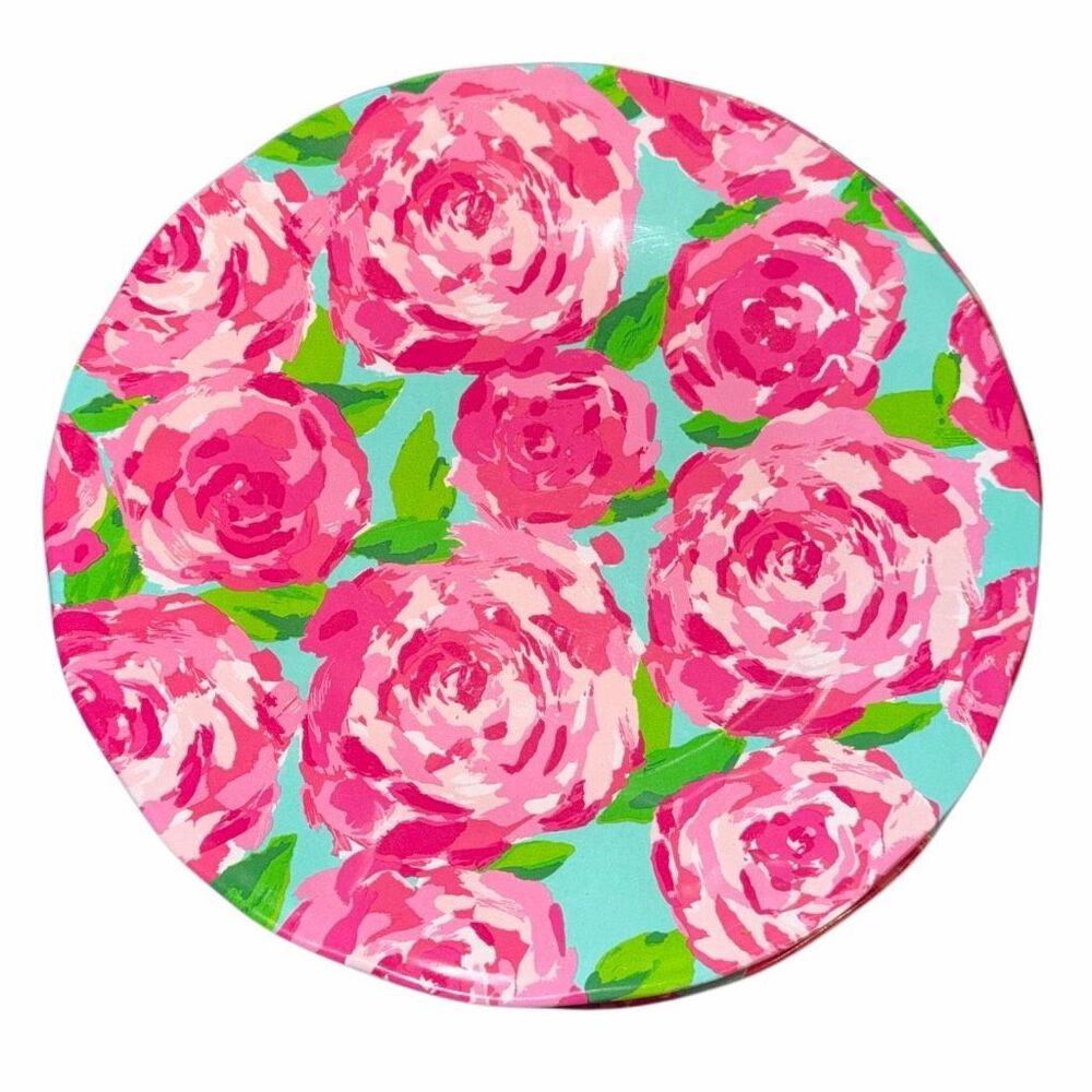 Melamine Plate Set in First Impressions by Lilly Pulitzer 4 plates